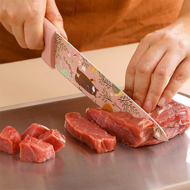 Bộ dao nhà bếp 3 món LocknLock Gallery Knife Set Màu hồng - CKK308S3, , large image number null